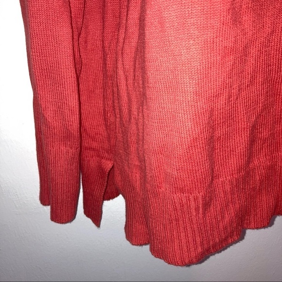 Coldwater Creek Cowl Neck Sweater L Orange - Picture 2 of 5